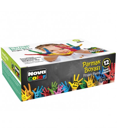 Nova Color Parmak Boyası 12 Li Takım NC-460