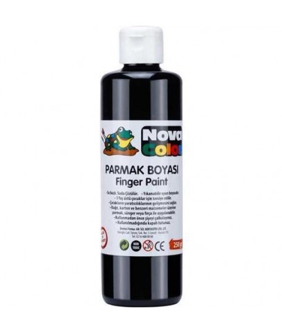 Nova Color Parmak Boyası 250Gr Siyah Nc-445