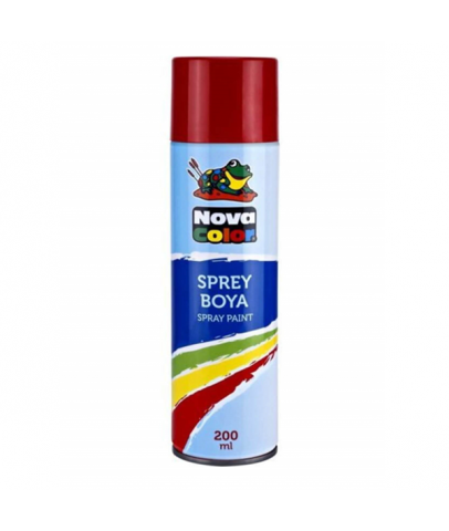 Nova Color Sprey Boya 200 ML Kırmızı NC-801