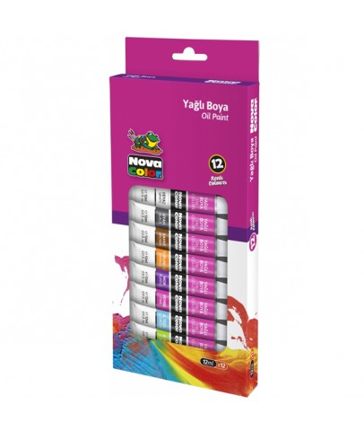 Nova Color Yağlı Boya Tüp 12 Li 12 ML NC-796