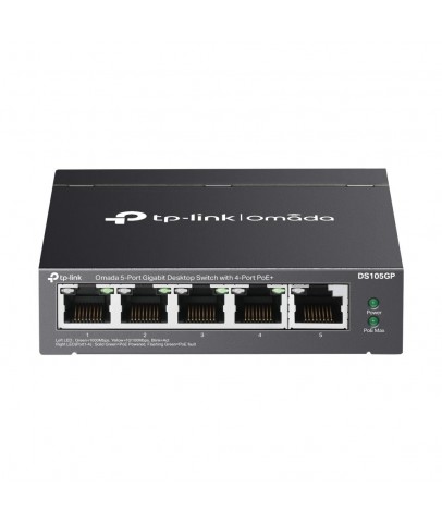 Omada Tp-Link DS105GP 5 Port 10-100-1000 Poe+ Switch Çelik Kasa Rack Mount