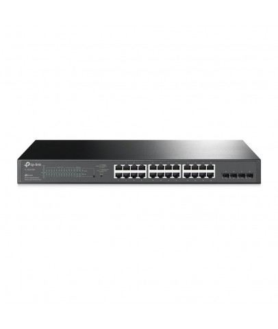 Omada Tp-Link TL-SG2428P 24 Port 10-100-1000 Poe+ Switch 4 Port SFP Çelik Kasa Rack Mount