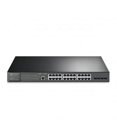 Omada Tp-Link TL-SG3428X 24 Port 10-100-1000 Mbps Switch 4 Port 10GE SFP L2 Çelik Kasa Rack Mount