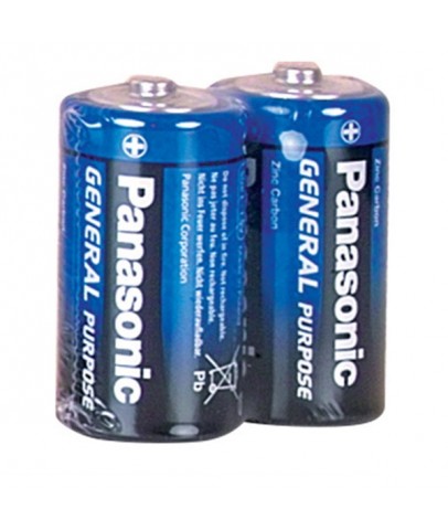 Panasonic Çinko Karbon Orta Boy Pil (C)  R14BE/2PS