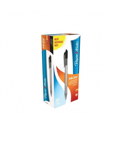 Paper Mate Tükenmez Kalem inkjoy 100 RT 1.0 MM Siyah Basmalı S0957030