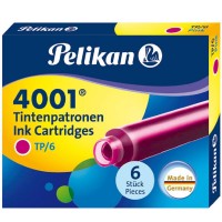 Pelikan Dolma Kalem Kartuşu Küçük Pembe 6 LI 4001