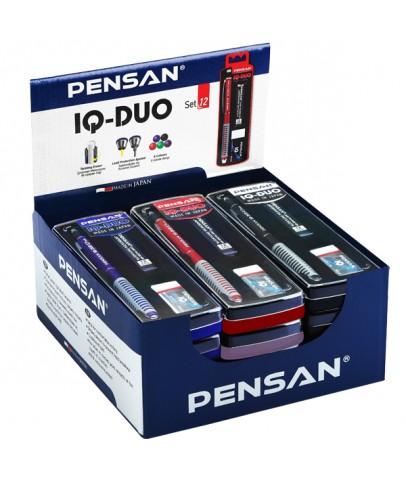 Pensan IQ-Duo Set 0,5 MM Karışık Renkli Silgi+Min