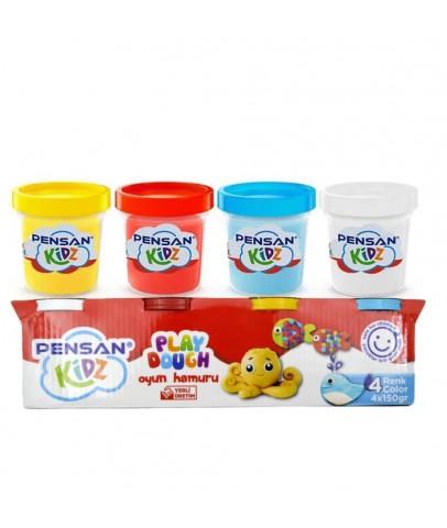 Pensan Kidz Oyum Hamuru Büyük Boy 4x150gr 4 Lü