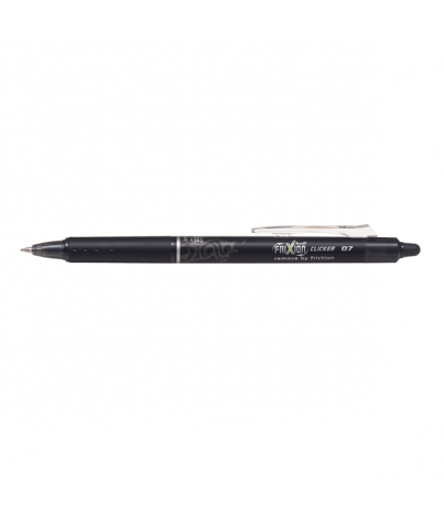 Pilot Tükenmez Kalem Frixion Clicker Bilye Uç Silinebilir 0.7 MM Siyah BLRT-FR7-B