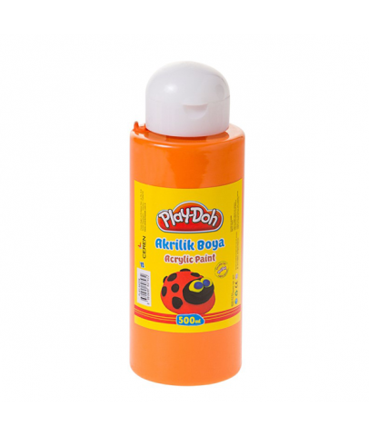 Play-Doh Akrilik Boya 500 ML Turuncu PLAY-AK009