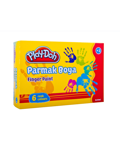 Play-Doh Parmak Boyası 6 Renk