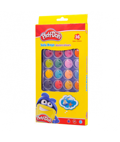 Play-Doh Sulu Boya 23 MM 36 Renk PLAY-SU010