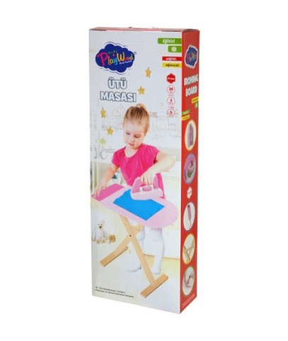 Play Wood Kutuda Ahşap Ütü Masası Seti ONY-383