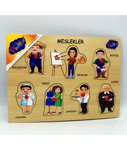 Playwood Ahşap Tutmalı Meslekler Ony-163/164/165