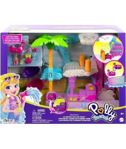 Polly Pocket Flamingo Araba Su Eğlencesi Seti