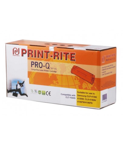 Print-Rite Samsung Y504 Yellow Sarı Muadil Toner 2.500 Sayfa  SL-C1810W SL-C1860FW