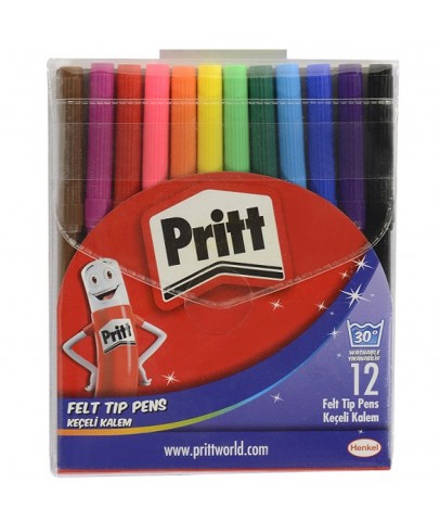 Pritt Keçeli Boya Kalemi 12 Renk 1687976