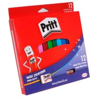 Pritt Pastel Boya Jumbo Silinebilir Üçgen 12 Lİ 1655739