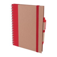 PURSAKLAR KIRMIZI TARİHSİZ DEFTER (15X21 CM)