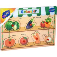 Playwood Ahşap Tutmalı Meyveler-Sebzeler Ony-302/303