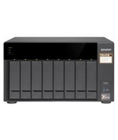 QNAP TS-873AU-RP-4GB Ram 8 HDD Yuvalı Siyah  Rack Nas Çoklu Depolama Ünitesi