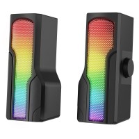 Rampage Arty X13 2.0 Bluetoothlu Rms 3W-2 RGB Işıklı Multimedia Usb 5V 45dB Gaming Oyuncu Speaker