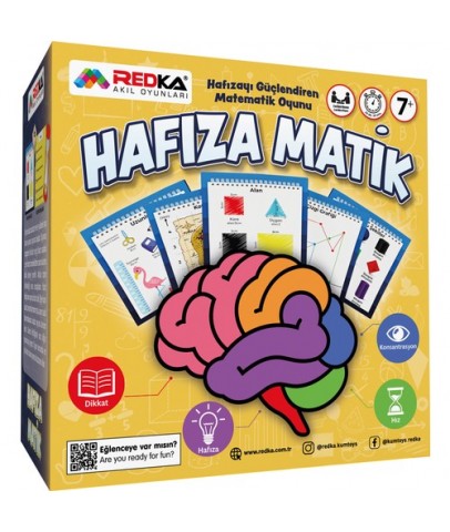 Redka Hafıza Matik RD5624 Akıl Zeka ve Strateji Oyunu, Matematik Geliştirme Oyunu, Kutu Oyunu