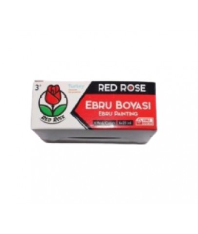 Redrose Ebru Boyası 6 Lı