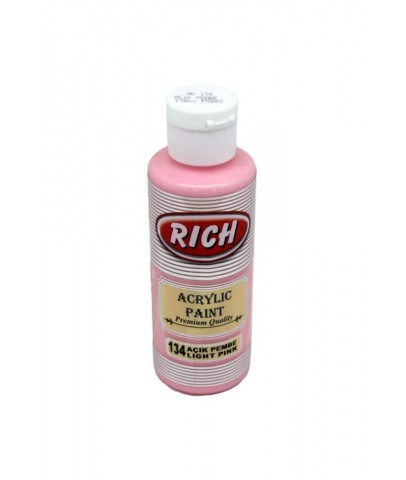 Rich Akrilik Boya Master 120 CC Açık Pembe 134