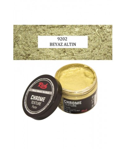 Rich Chrome Texture Paste 150 ML Beyaz Altın 9202