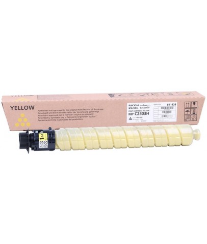 Ricoh MP C2503YH Yellow Sarı Orjinal Fotokopi Toneri MP C2003-2004-2011-2504 9.500 Sayfa