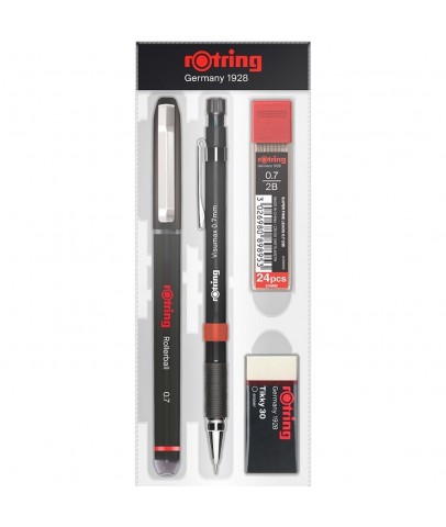 Rotring Ofis Seti Visumax + Roller Siyah