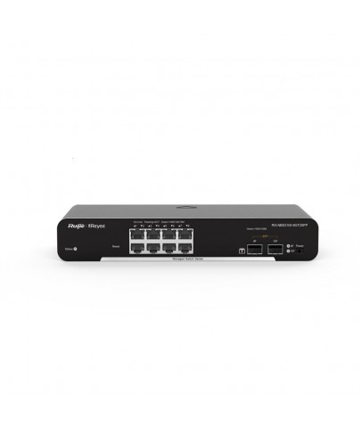 Ruijie RG-NBS3100-8GT2SFP-P 8-Port POE+ Gigabit L2 Managed Switch, 8 Gigabit RJ45 Ports,2 SFP Slots