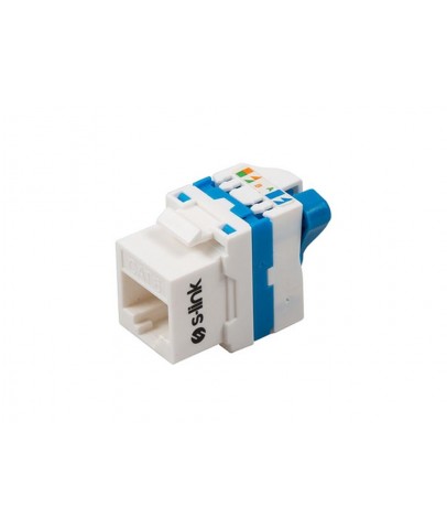 S-link SL-KS75 180 Derece UTP CAT6 Kestone Jack3U 90 Der