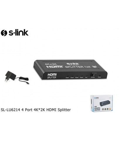 S-link SL-LU613 . 2 Port HDMI Çift Yönlü Switch ve Splitter