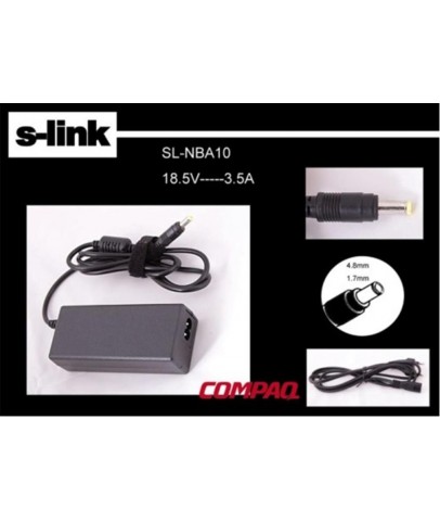 S-link SL-NBA10 18.5v 3.5a 4.8-1.7 Notebook Adaptörü