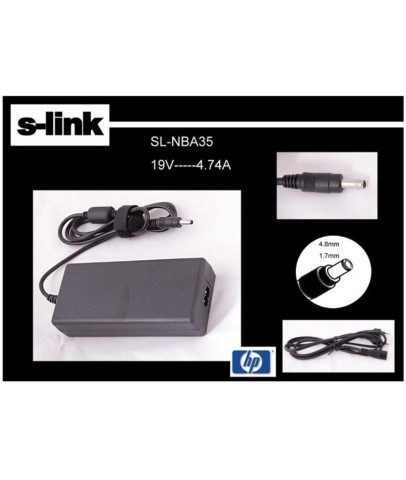 S-link SL-NBA35 19v 4.74a 4.8-1.7 Bullet Notebook Adaptörü