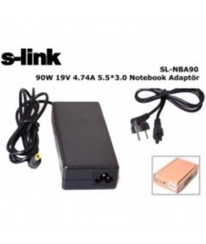 S-link SL-NBA90 90W 19V 4.74A 5.5-3.0 Samsung Notebook Bataryası