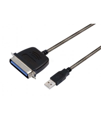 S-link Swapp SW-U614 Siyah USB to Parallel (CN36M) Kablo