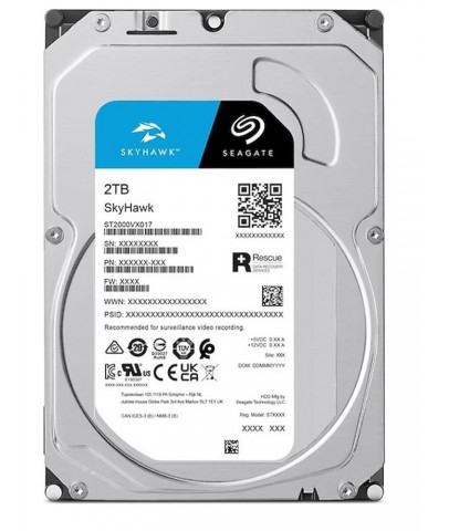 Seagate 2TB ST2000VX017 5900Rpm 256MB Harddisk 7-24 Güvenlik Diski (İthalat)