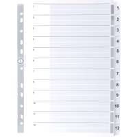 Serve Seperatör 1-12 Rakamlı Kağıt A4 SV5325
