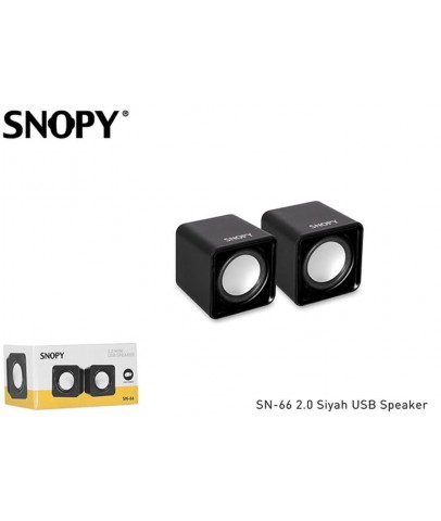 Snopy SN-66 2.0 Beyaz USB Speaker