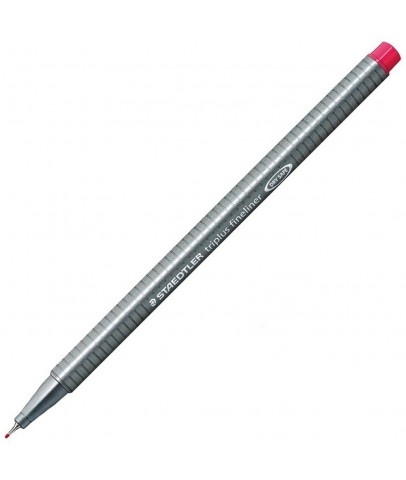 Staedtler Fineliner Triplus Üçgen 0.3 MM Bordo Kırmızı 334-23