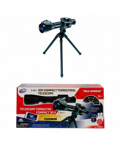 Sunman Oyuncak Teleskop Set Bilim 3 In 1 30/30 MM.Ort.23801