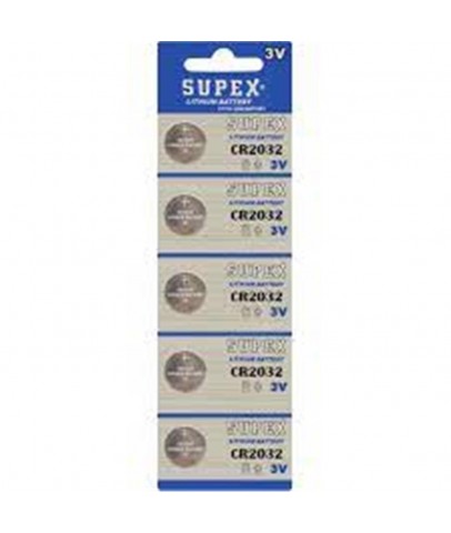 Supex Cr2032 3V Lityum 5Li Blister Pil