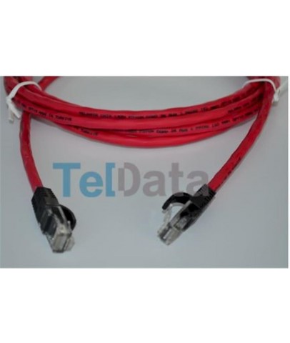 Teldata TLD-030K Cat6 0.30MT Kırmızı Utp Patch Kablo