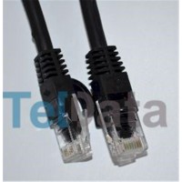 Teldata TLD-030S Cat6 0.30MT Siyah Utp Patch Kablo