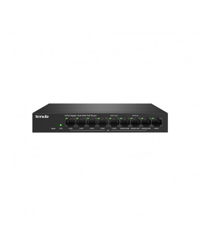 Tenda G0-8G-PoE 9 Port 8 Port Poe+ 10-100-1000 Switch Çelik Kasa POE Router