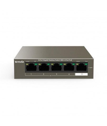 Tenda TEG1105P-4-63W 5 Port 4 Port Poe+ 10-100-1000 Switch Çelik Kasa Rack Mount