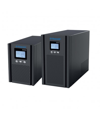 Tescom Teos+ 1 kVA (2x 9AH) 1F-1F On Line  5-10dk